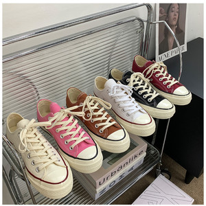 
VV low-top canvas shoes 2026 summer new classic casual shoes for women retro versatile sneakers couple shoes
