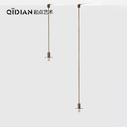 Italian Candela Di Vals Chandelier, Elegant and Exquisite High-End Minimalist Lighting for Restaurants and Bars