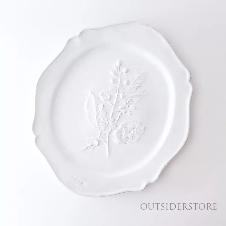 现货ASTIER de VILLATTE Fleurs Dinner Plate 大号铃兰雏菊盘-Taobao