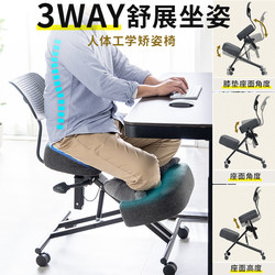 Japanese Sanwa Office Chair Ergonomic Posture Correction Chair Kneeling Chair Monkey Stool Long Sitting Cross-Legged Chair 3Way Horse Riding Chair