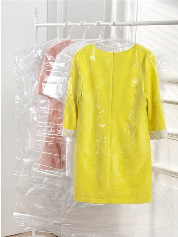 20 Housses De Vêtements Transparentes Sliverdew - Dimensions 60x90 Cm, Protection Anti-poussière