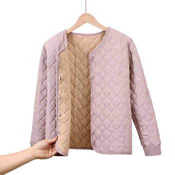 
Mother's wool inner wear warm small cotton-padded jacket thickened cotton coat