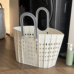 Foldable portable dirty clothes basket household drain laundry basket