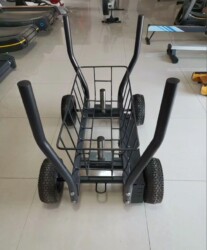 Fitness Tank Weight-Bearing Cart, Multi-Functional Weight-Bearing Resistance Explosive Power Training Push-Pull Cart, Gym Commercial Sled Cart