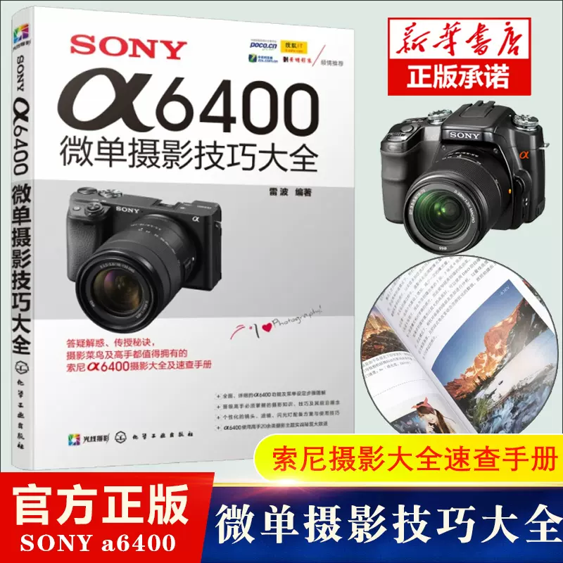 SONY α6400微单摄影技巧大全雷波编著索尼a6400摄影教程摄影构图人像