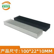 Tản nhiệt dải nhôm tản nhiệt chất lượng cao 100*22*10MM tản nhiệt điện tử dải tản nhiệt nhôm hồ sơ