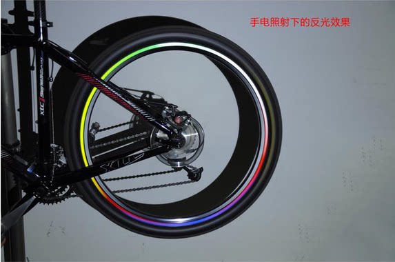 3m reflective stickers electric vehicle mountain bike bicycle car ...