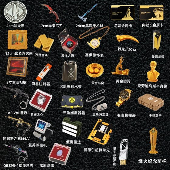 
Operation Delta surrounding red supercomputing unit Beacon Memorial Trophy physical toy model hand-made ornaments