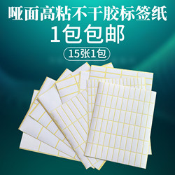 Label Stickers, Peel-Off Paper Name Tags, Student Supplies Name Tags, Blank Handwritten Self-Adhesive Label Paper