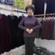 Mom's autumn and winter inner matching coat, half turtleneck, long-sleeved T-shirt, solid color bottoming shirt for those in their 40s and 50s