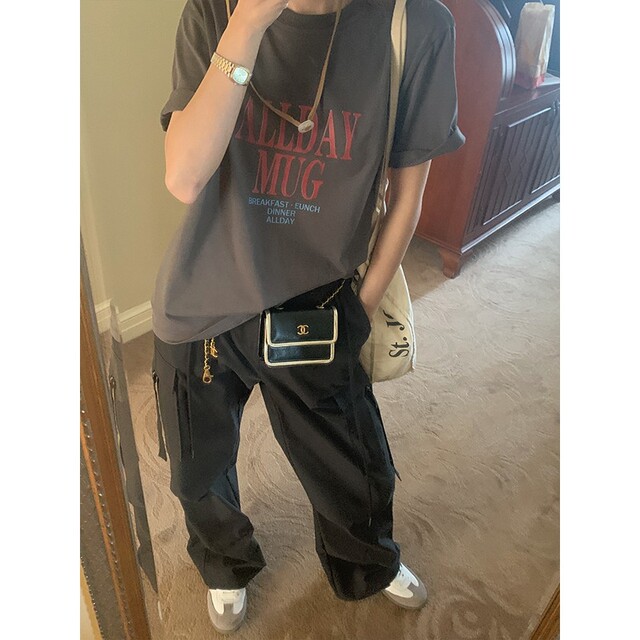 Sweat à Capuche Loose Fit Pour Femmes - Imprimé Lettre Classique, Style Décontracté Nord-américain