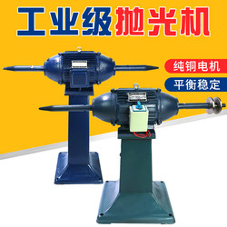 Polishing Machine, Industrial-Grade Vertical Electric Grinding and Polishing All-In-One Machine, Wire Drawing Machine, Stainless Steel Mirror Speed-Adjustable Polishing Machine