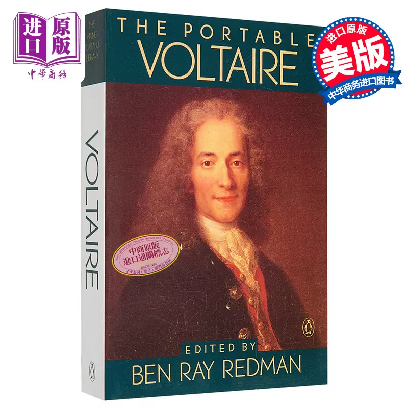 现货企鹅便携图书馆伏尔泰英文原版The Portable Voltaire 法国启蒙