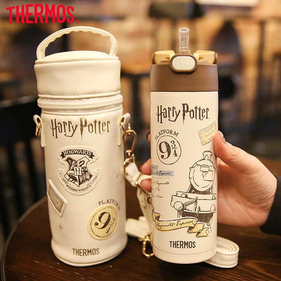 
Thermos damaged goods special price brand new unpackaged children's thermos cup water cup straw cup direct drinking cup summer plastic cup
