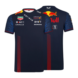 2023 New F1 Racing Suit T-shirt Red Bull Racing Summer Short-sleeved Round Neck Shirt Verstappen Same Style Male Customization
