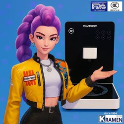 Hauscook Korean Imported Instant Noodle Machine, Automatic Cooking, Automatic Instant Noodle Machine, Self-Service Noodle Cooking Machine, 3C Certified