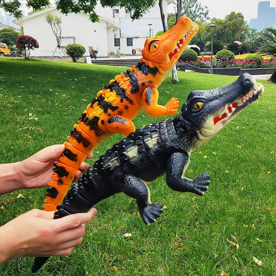 電動ワニのおもちゃ - 歩行＆サウンド - 3歳以上