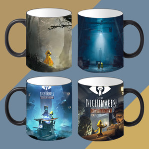 
Little Nightmare 123 game custom peripheral heating color changing ceramic mark water cup coffee cup