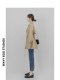Wavy Egg Wave Egg Trench Coat Petite Korean Style Short Casual Jacket Women's Designer Niche British Coat