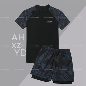 Swimsuits for men, junior high school students split 2025 new children's swimsuits for teenagers to prevent embarrassment swimming trunk suits