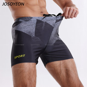 
Swimming trunks men's anti-embarrassing swimming trunks men's swimsuits soaked in hot spring flat angle large size quick-drying new professional swimming trousers