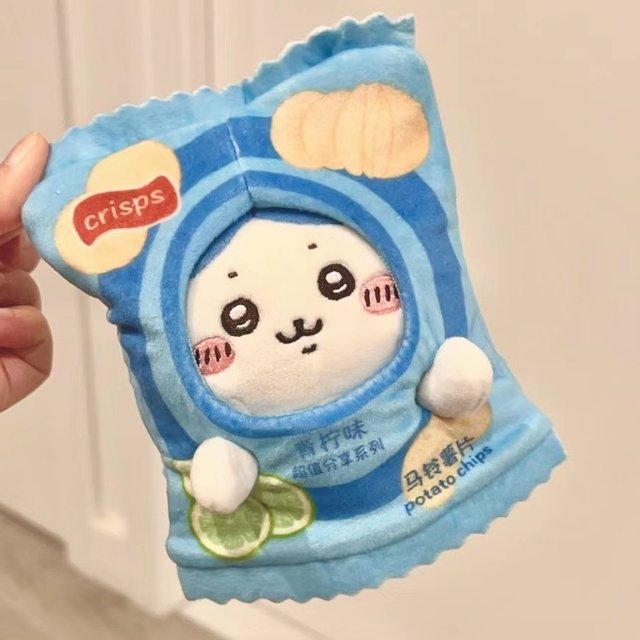 Chiikawa Chiikawa Potato Chip Bag Plush Doll 20cm Xiaohachi Usaki Gift ...