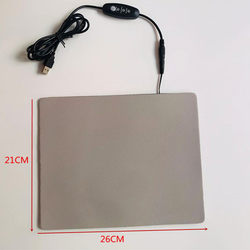 USB Electric Heated Mouse Pad. 5V Safe Voltage Powered Mouse Pad. Heated Mouse Pad. Warming Mouse Pad