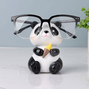 
New creative panda glasses placement rack ornaments glasses store counter decoration display props glasses storage stand