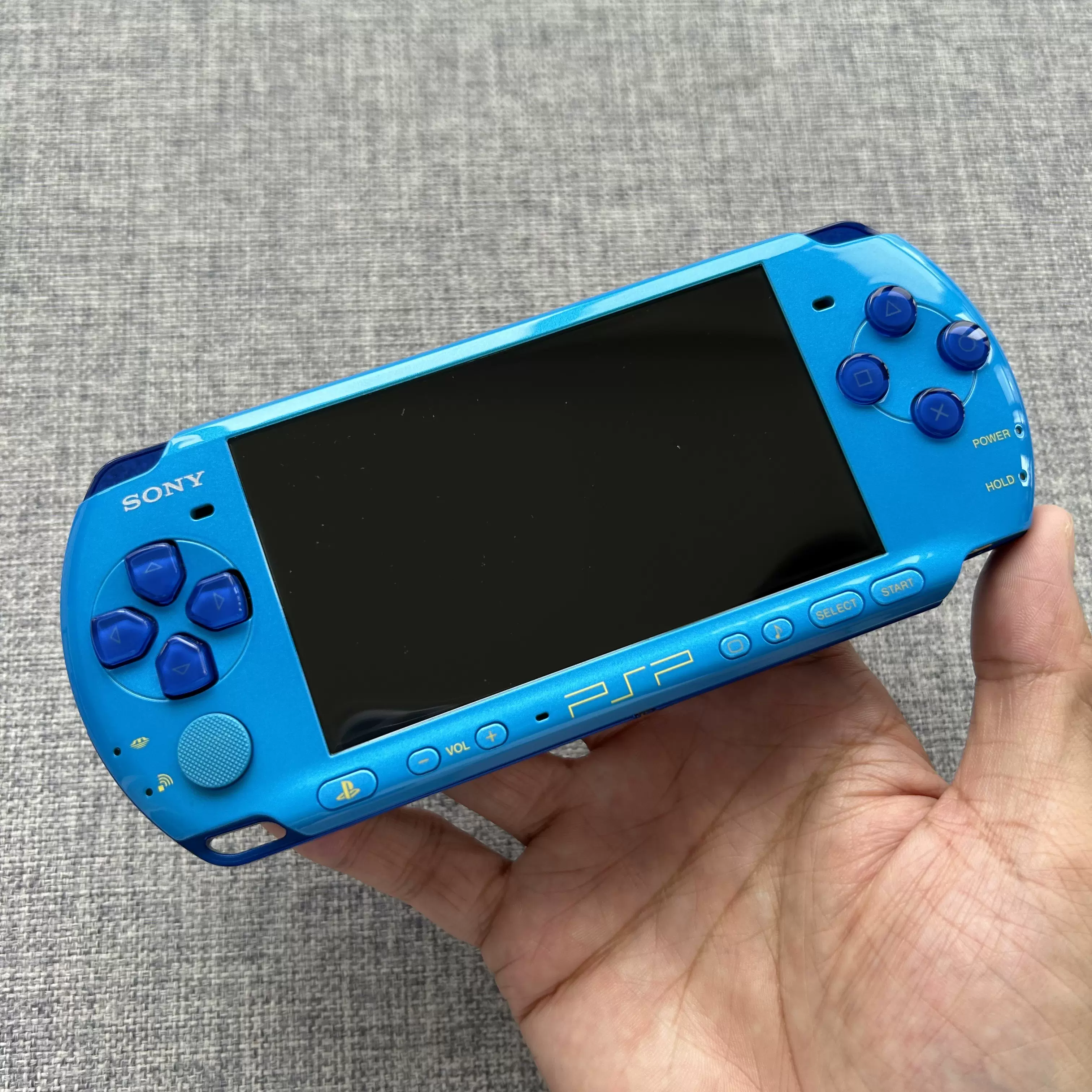 中古超美品索尼日本原裝PSP3000掌機遊戲機雙藍限量-Taobao
