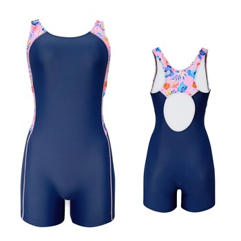 Girl vest conjoined training sports swimsuit swimsuit
