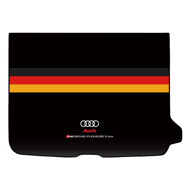 Audi Rear Trunk Lid 3.0T Quattro Badge Emblem - Gloss Black & Red, 2004-2022 Models