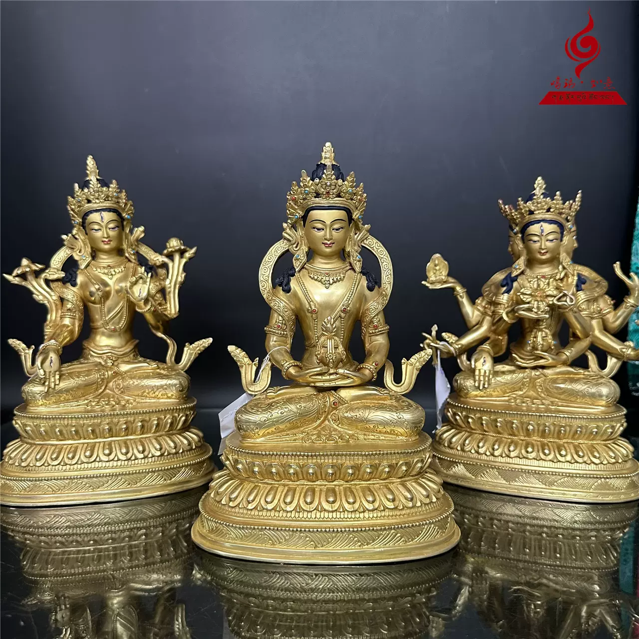 仏像 鎏金マハ一カ一ラネパール造像 密教 大逸品 高さ25.3cm 3.6kg 仏像 鎏金マハ一カ一ラネパール造像 密教 大逸品 高さ25.3cm 3.6kg