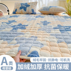 Milk Velvet Mattress Autumn and Winter Soft Cushion Home Mattress Winter Thickeneded Warm Mattress Pad Dormitory Student Single Quilt