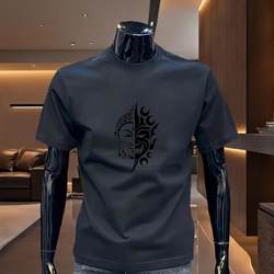 Foreign Trade Clearance~ Withdrawn Items, Bargain Summer Chinese Style Heavy-Duty Cool Short-Sleeved Round-Neck Loose Pure Cotton Top