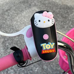 Cute Cartoon Bicycle Lights for Night Riding, Waterproof, Super Loud Horn, Charging Equipment for Bicycles and Electric Bikes, Cycling Accessories