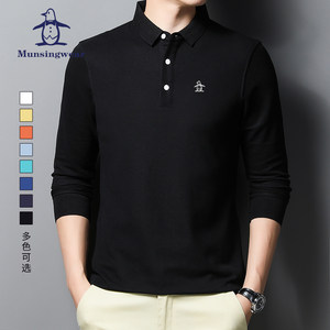 
Hong Kong Purchase MUNSINGWEAR/Wanxingwei Men's Spring and Autumn New Golf Long Sleeve POLO Shirt Urban