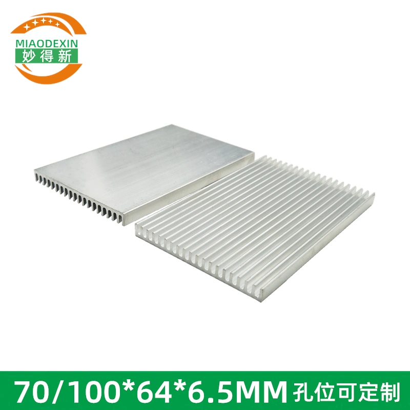 Bảng mạch nhiệt khối 70/100*64*6.5mm tản nhiệt điện tử nhôm nền tản nhiệt nhà sản xuất bán trực tiếp