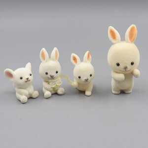 Spot tea cup family velvet doll dolls, family children toys, rabbits bulk bulk cargo
