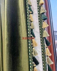 Curtain Headboard Lace Trim Accessories Decorative Parts Hanging Beads Hanging Tassels Curtain Decorations Electroplated Tassels Herringbone Tassels