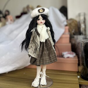 30 cm BJD doll dress-up doll 6-point joint doll 3D real eyes girl toy dress-up doll