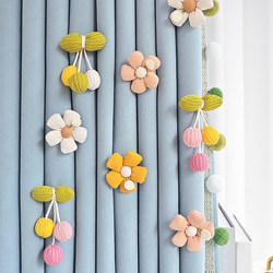 Curtain Decoration Cute Three-Color Fruit Gauze Curtain Pin Pendant Creative Cartoon Curtain Accessories Kidsren's Room Curtain Pendant