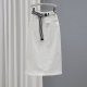 New spring high-waist denim skirt for women 2024 mid-length slim slim skirt with back slit hip-covered long skirt