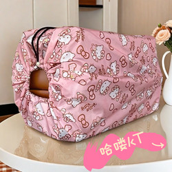 Pet Travel Carrier Outer Cover, Anti-Virus, Anti-Stress, Windproof, Cat Spring and Autumn Style, Single Layer, Cotton-Free