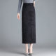 Women's Spring and Autumn Medium-Length Spring 2025 New Slim Slit Retro Chinese Style Cheongsam One-Step Skirt
