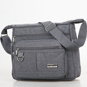 Korean version of Oxford cloth shoulder bag messenger bag casual mobile phone bag men's bag backpack big bag big business briefcase
