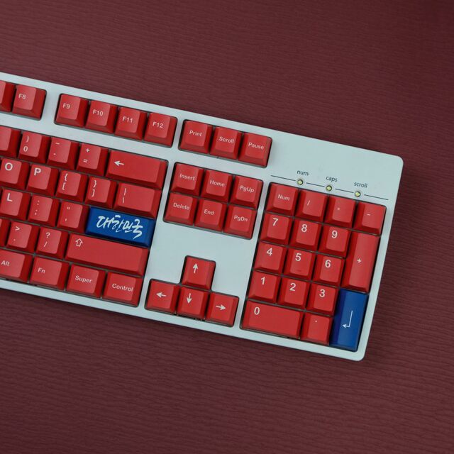 GMK Red Devils red devil keycaps PBT sublimation mechanical keyboard keys personality new original factory high