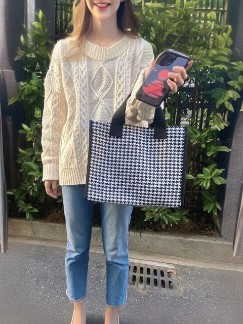 Borsa Tote In Maglia Per Donna - Riutilizzabile, Leggera E Portatile