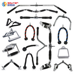 High Pull-Down Bar Training Handle Gym Fly Bird Handle Fitness Equipment Accessories Seated Rowing Home Commercial Use