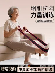 Fitness Elastic Band, Digital Resistance Band, Strength Training, Resistance Training, Middle-Aged and Elderly Leg and Hip Yoga Rehabilitation Training Device