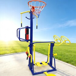 Outdoor Fitness Equipment for Home Use, Outdoor Community Park Square Fitness Path, Multi-Functional Combination Set, Walking Machine